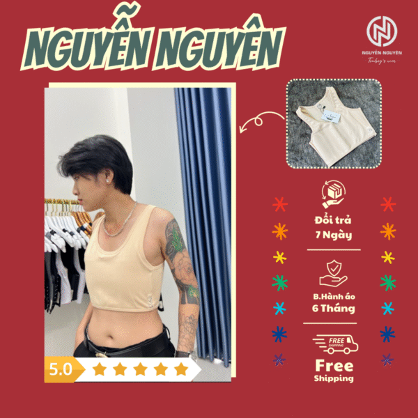 Áo Tròng có gen có viền nhỏ không cài